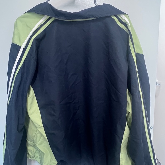 7. Women’s Navy Track Suit With Light Green Accents - Picture 2 of 5